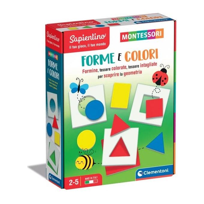 Clementoni Educativo Montessori Forme e Colori