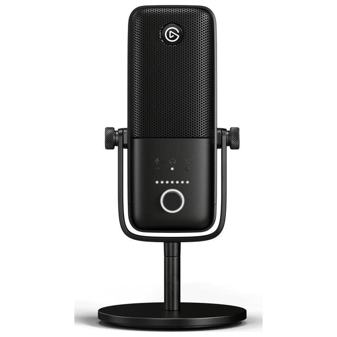 Elgato Wave:3 Microfono Usb a Condensatore e Soluzione di Mixaggio Digitale Tecnologia Anti-Clipping Disattivazione Audio Capacitiva Streaming e Podcasting