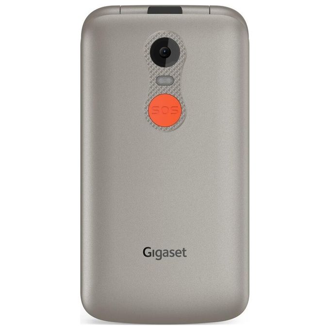 Gigaset Telefono Cellulare per Anziani GL595 Clamshell Bianco
