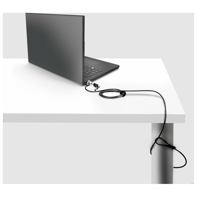 StarTech.com NBLWK-LAPTOP-LOCK Cavo di Sicurezza Nero-Argento 2mt