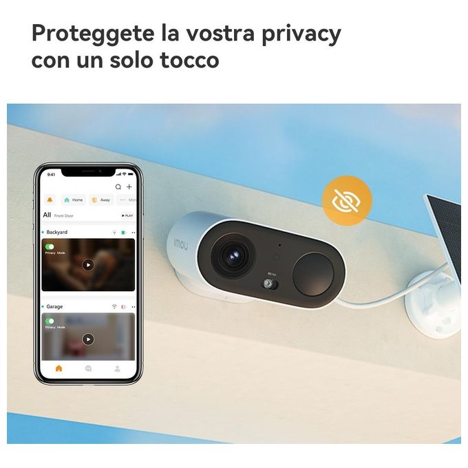 Imou Security Cameras Cell Go Full Color Kit Telecame 2k (3mp)  Pannello Solare