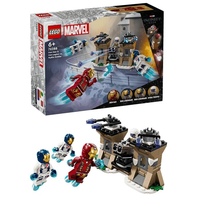 Lego Marvel Iron Man e Legione di Ferro Vs. Soldato Hydra