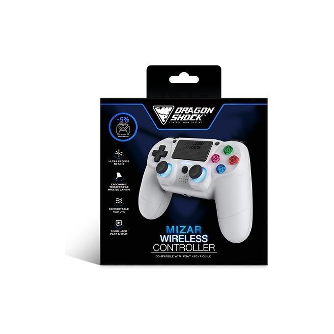 Dragon Mizar Wireless White per PlayStation 4