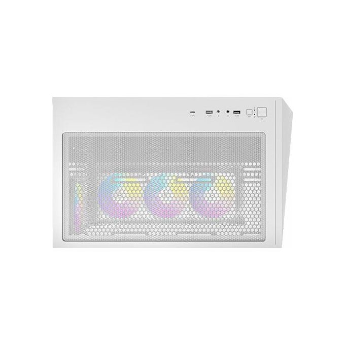 Antec C5 ARGB Bianco Ventole ARGB PWM da 7x120mm Incluse Porta di Tipo C 3.2 Gen 2 Pannelli Frontali e Laterali in Vetro Temperato Senza Cuciture
