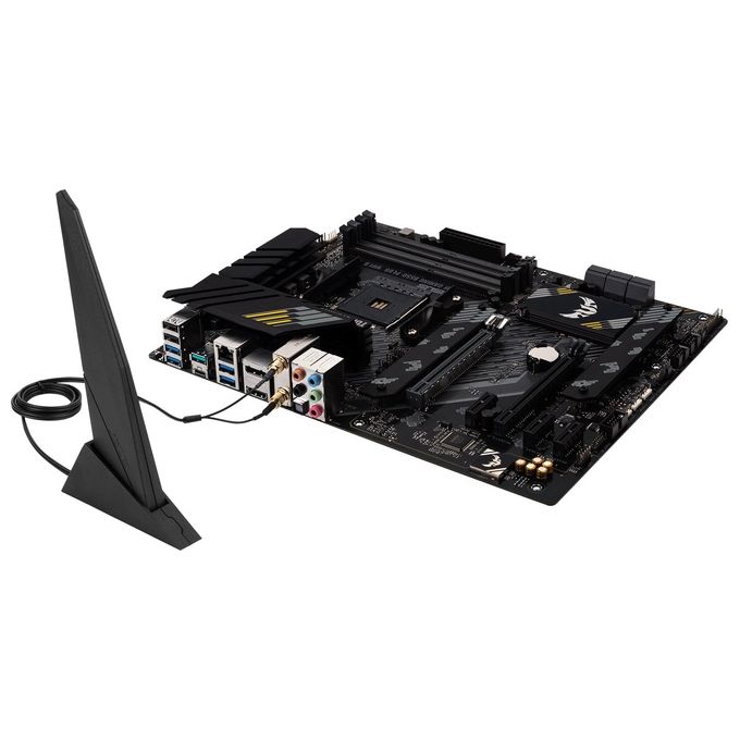 ASUS TUF Gaming B550-PLUS WiFi II Scheda Madre Gaming ATX, AMD B550, Socket AM4, DDR4, PCI 4.0, LAN Realtek 2.5Gb, WiFi 6 (802.11ax), 2xM.2, 6xSATA 6GB-s, 2xUSB 3.2 Gen 2, Aura Sync RGB, Nero