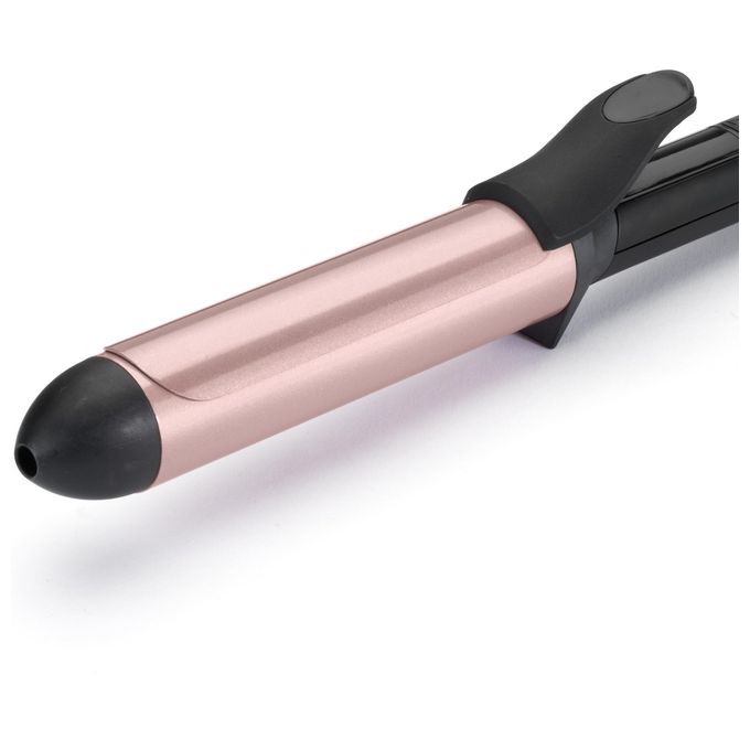 Babyliss Arricciacapelli 230 Smooth Glide Nero e Rosa