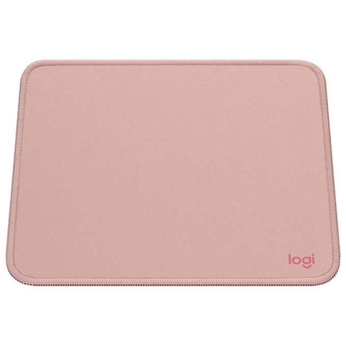 Logitech 956-000050 Studio Series Tappetino per Mouse Bordi Cuciti Base Antiscivolo Resistente agli Schizzi colore Rosa