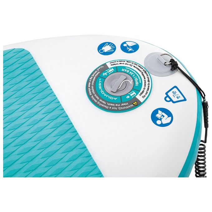Intex 68241NP Aqua Quest 240 SUP con Pompa Manuale e Remo da 216 cm 244x76x13 cm
