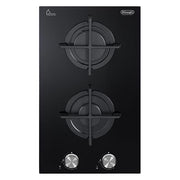 De Longhi NSL230NC Piano cottura a gas 2 fuochi 30 cm nero