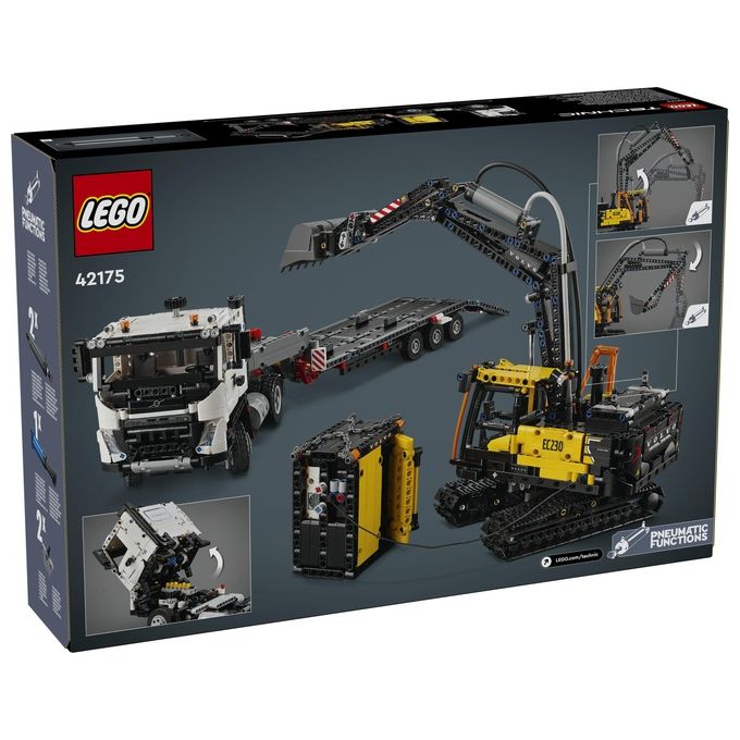 Lego Technic Autocarro Volvo FMX Ed Escavatore Elettrico EC230