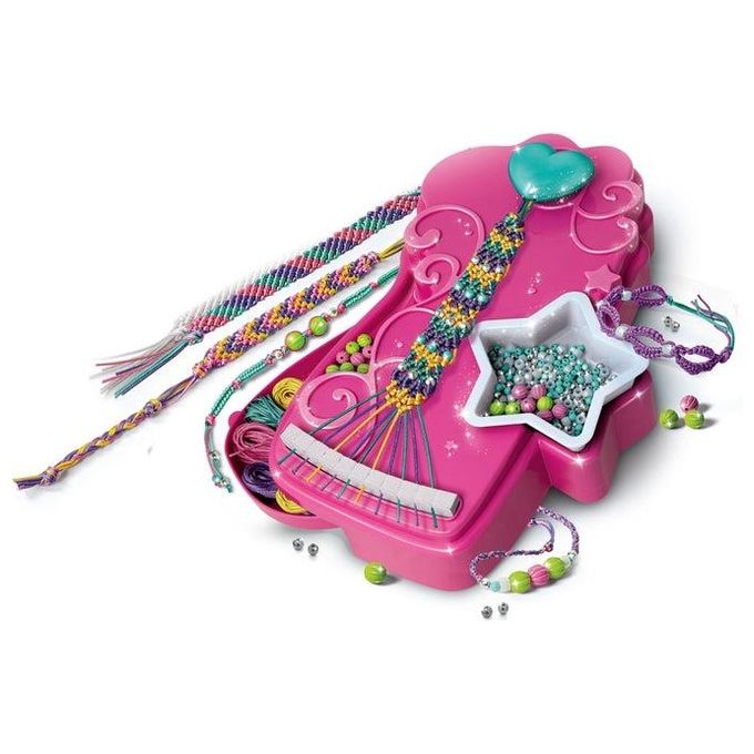 Clementoni Gioco Creativo Crazy Chic Bracelets Mania - Kit Braccialetti dell'Amicizia per Bambina
