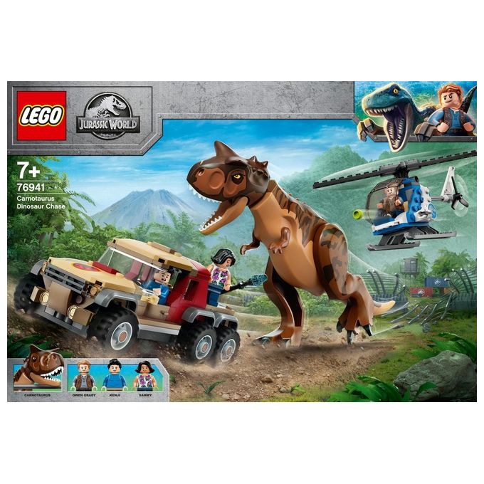 LEGO Jurassic World Carnotaurus Dinosaur Chase