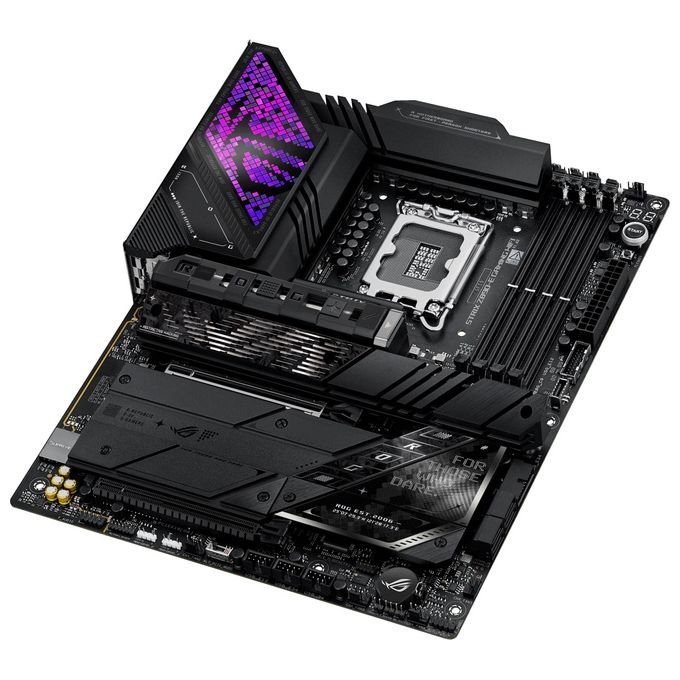 ASUS ROG Strix Z890-E Gaming WiFi Scheda Madre Intel ATX 18122 Fasi di Alimenrtazione Slot DDR5 PCIe 5.0 GPU di Nuova Generazione 7 slot M.2 WiFi 7 AI Overclocking AI Networking II