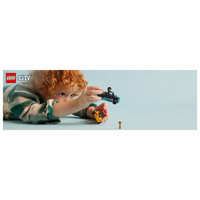 LEGO City 60400 Go-Kart e Piloti 60400-LEGO Modellini da Costruire di Mini Go Kart da Corsa Veicoli Giocattolo per Bambini di 5+ Anni