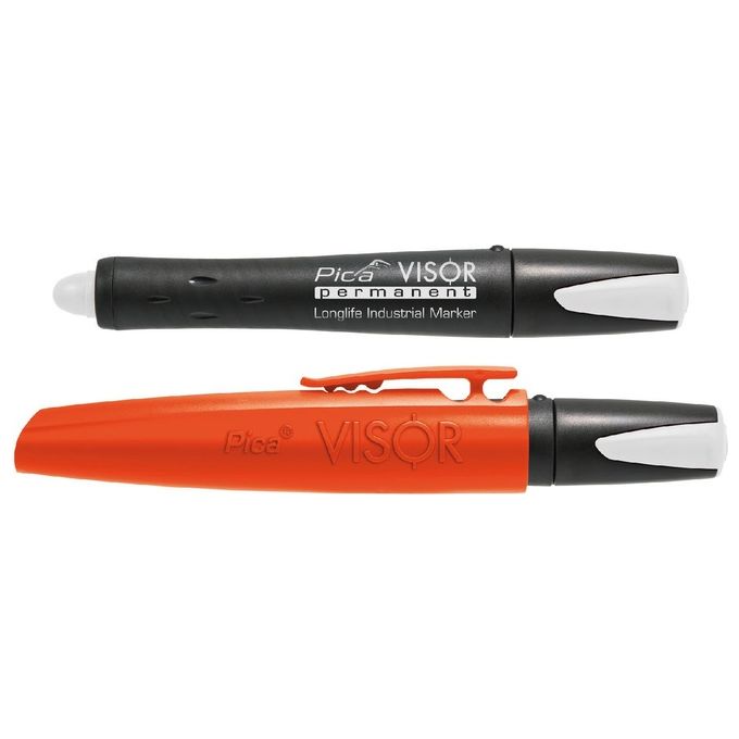 Pica VISOR Permanent Marker Bianco