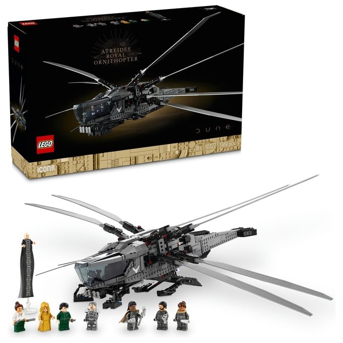 LEGO Icons 10327 Dune Atreides Ornitottero Reale, Set per Adulti da Collezione, Idea Regalo Donna, Uomo e Amanti del Cinema