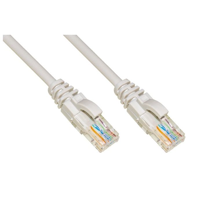 Link Cavo di Rete Categoria 6 Non Schermato Utp Colore Grigio 15mt