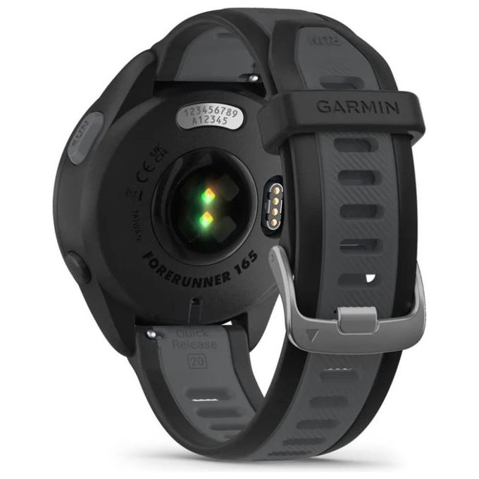 Garmin Forerunner 165 43mm 1.2'' GPS Sport Salute Notifiche Black-Slate grey