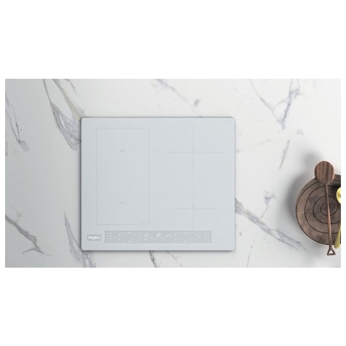Whirlpool WL B4560 NE-W Piano Cottura ad Induzione  4 Zone FlexiCook Easy Installation 60cm Bianco