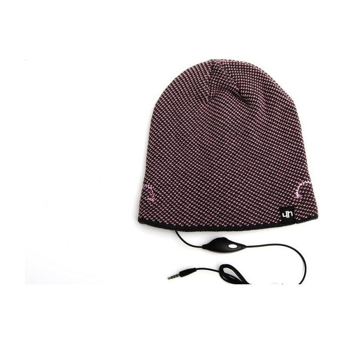 Hi-Head Cappellino Musicale Sportivo con Speaker e Jack 3.5 Pink-Light Grey