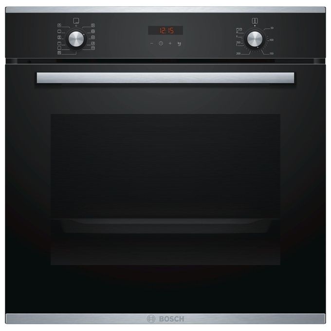 Bosch HBA274BR0J Serie 4 Forno Elettrico Multifunzione da Incasso Pirolitico Capacita' 71 Litri Classe energetica A 6 Programmi ActiveClean Fast Pre-Heating 60 cm Nero