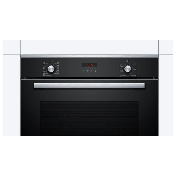 Bosch HBA274BR0J Serie 4 Forno Elettrico Multifunzione da Incasso Pirolitico Capacita' 71 Litri Classe energetica A 6 Programmi ActiveClean Fast Pre-Heating 60 cm Nero