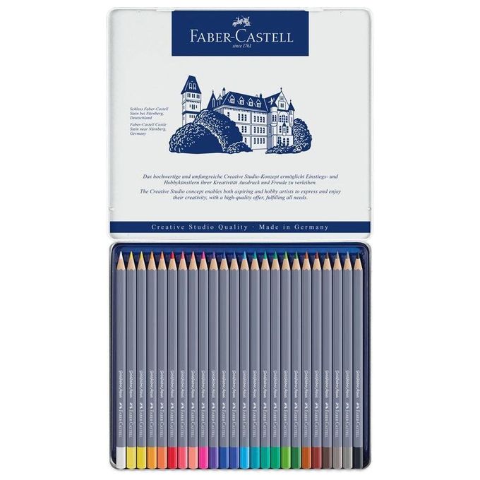 Faber Castell Confezione 24 Matite Aqua Colori Assortiti