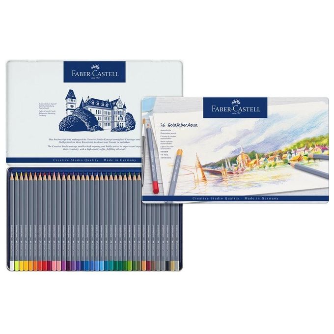 Faber Castell Confezione 36 Matite Aqua Pastello