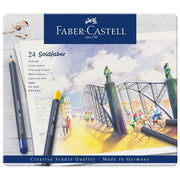 Faber Castell Confezione 24 Matite Colorare Permanente Metal