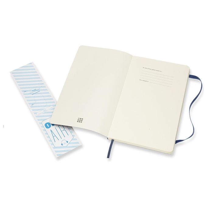 Moleskine Taccuino Large Morbido a Righe Blu