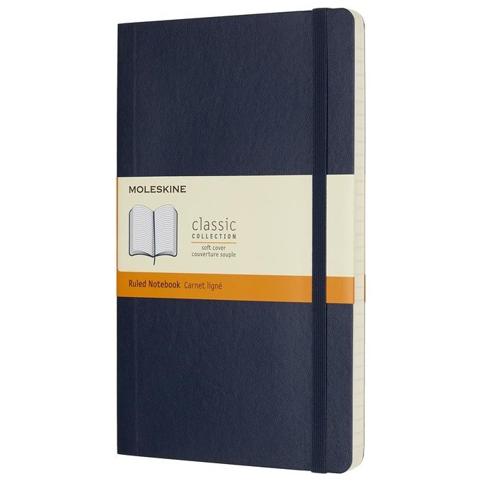 Moleskine Taccuino Large Morbido a Righe Blu