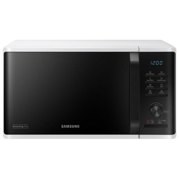 Samsung MG23K3515AW Advanced Forno a Microonde con Grill Capacita' 23 Litri Potenza 800 W Auto Cook Display LED Bianco