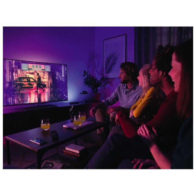 Philips Hue Play Lampada Led Connessa Unita' Base con Alimentatore 2 Pezzi Nero