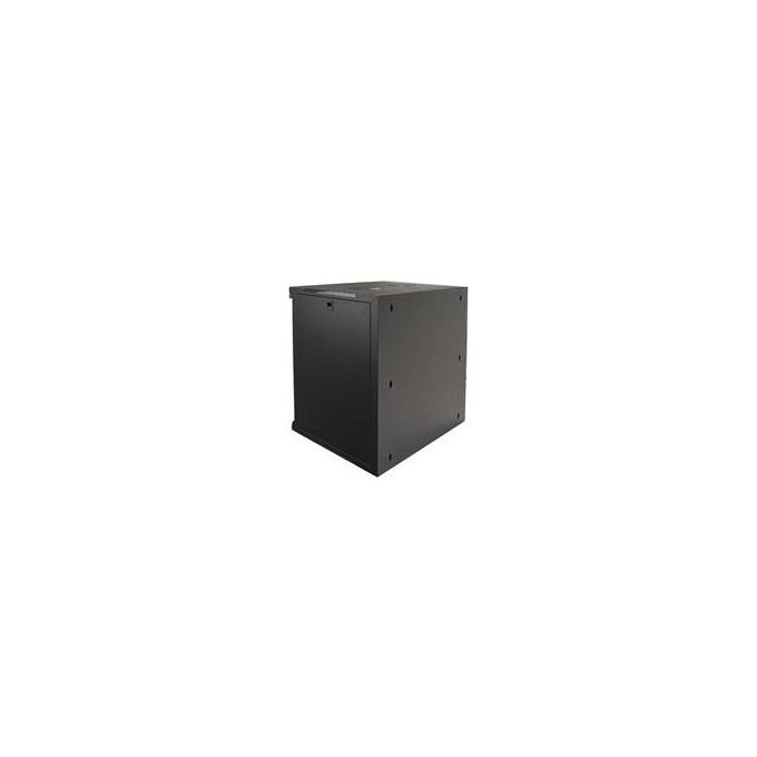 Link armadio 15 unita' da muro per reti (a)750 x (l)540 x (p) 450 mm colore nero