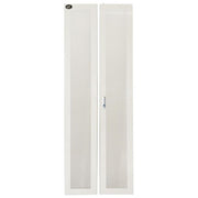 Link Accessori LKDOOR42K Porta in Metallo Traforato per Armadio Rack 42U con Serratura 2 Ante Larghezza 600 mm colore Grigio chiaro RAL7035