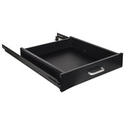 Link cassetto estraibile per armadi rack 19 nero profondita 650mm