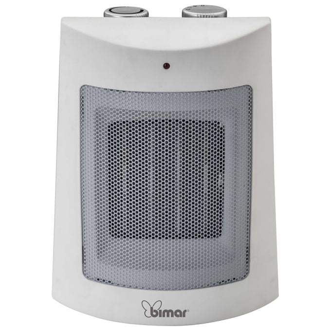 Bimar HP108 Stufetta Elettrica Alogena da Interno 1500W Grigio-Bianco