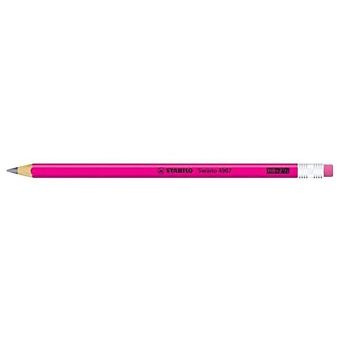 Matita in grafite - STABILO Swano fluo - Pack da 12 - Colori assortiti