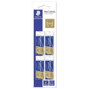 Staedtler Confezione 4 Gomme Cancellatura mars Plastic 65x23x13 mm