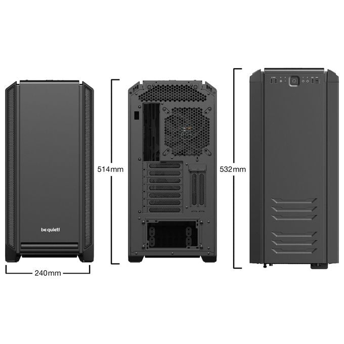 Be Quiet! Silent Base 601 Midi-Tower Nero