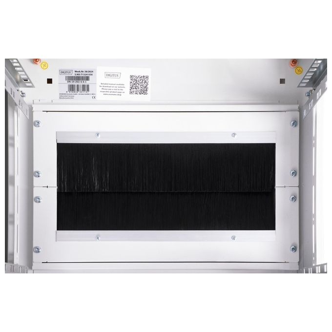 Digitus armadio 26 unita' linea professionale (a)1310 x (l)600) x (p)600 mm. colore grigio chiaro