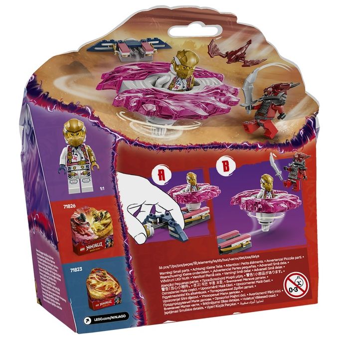 LEGO Spinner del Drago Spinjitzu di Sora 71824 Ninjago Giocattolo Avventura Creativa