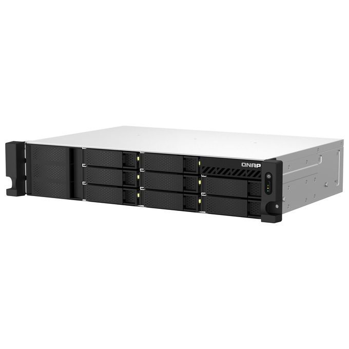 Qnap  TS-864EU-RP-8G Server Nas e di Archiviazione Armadio 2U Collegamento Ethernet Lan Nero