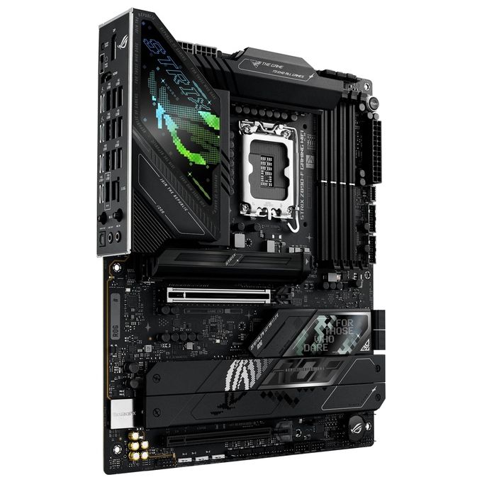 ASUS ROG Strix Z890-F Gaming WiFi Scheda Madre Intel ATX 16122 Fasi di Alimentazione Slot DDR5 PCIe 5.0 GPU di Nuova Generazione 5 Slot M.2 WiFi 7 AI Overclocking AI Networking II