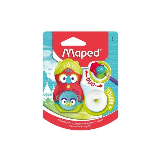 Maped Gomma Temperino Duo Loopy Colori Assortiti
