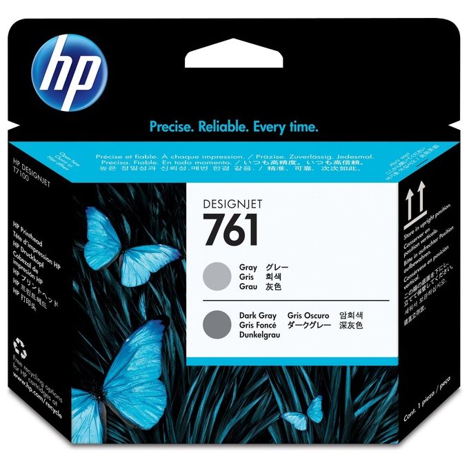 Hp Testina 761 Grigio Grigioscuro