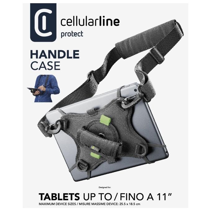 [ComeNuovo] Cellular Line Handle Case Custodia Tablet 10.5'' Nero