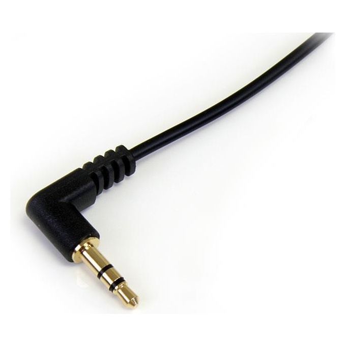 StarTech.com Slim 3,5mm Di Cavo Ad Angolo Retto Audio