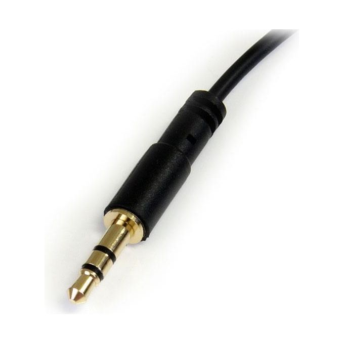 StarTech.com Slim 3,5mm Di Cavo Ad Angolo Retto Audio