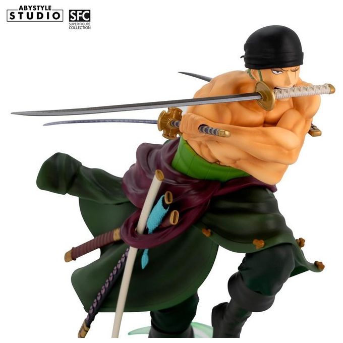 AbyStyle One Piece Roronoa Zoro Attack W katane